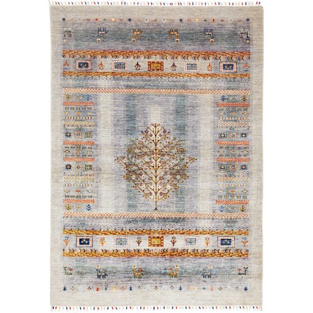 Tappeto Siva Pakistan beige bianco 167x239