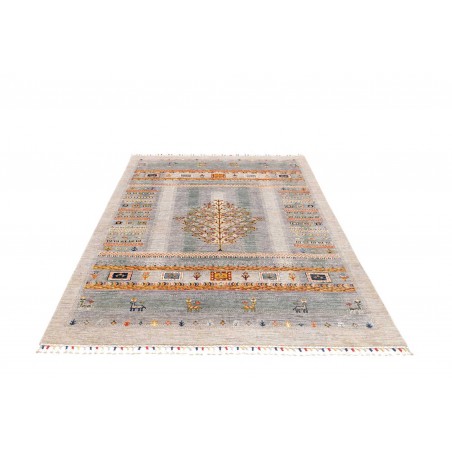 Tappeto Siva Pakistan beige bianco 167x239