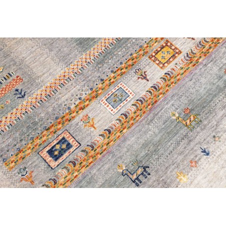 Tappeto Siva Pakistan beige bianco 167x239