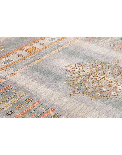 Tappeto Siva Pakistan beige bianco 167x239