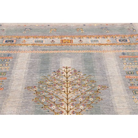 Tappeto Siva Pakistan beige bianco 167x239