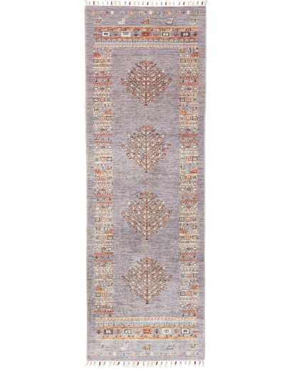 Tappeto Siva Pakistan azzurro 80x254