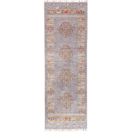 Tappeto Siva Pakistan azzurro 80x254