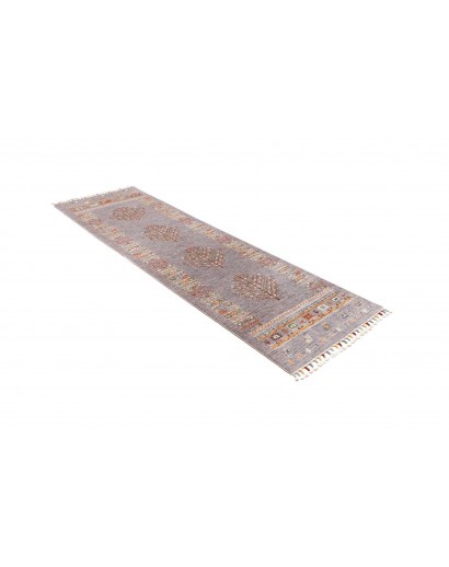 Tappeto Siva Pakistan azzurro 80x254