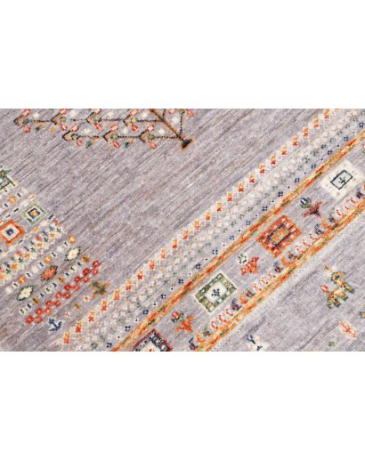 Tappeto Siva Pakistan azzurro 80x254