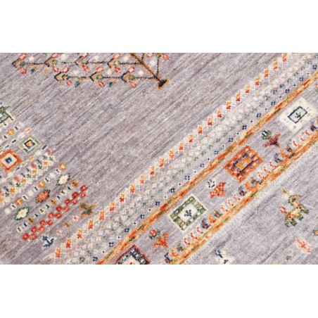 Tappeto Siva Pakistan azzurro 80x254