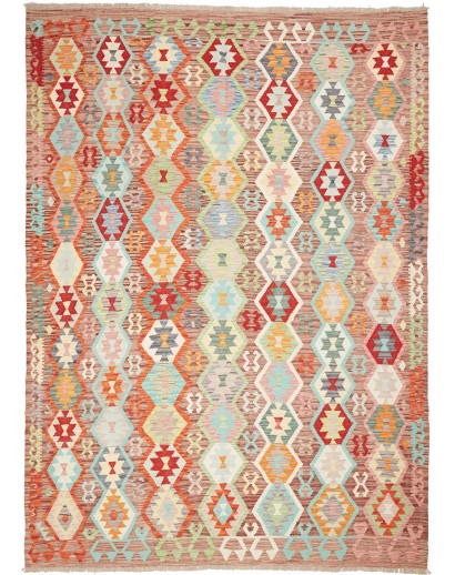 Tappeto Kilim Afghanistan marrone 210x284