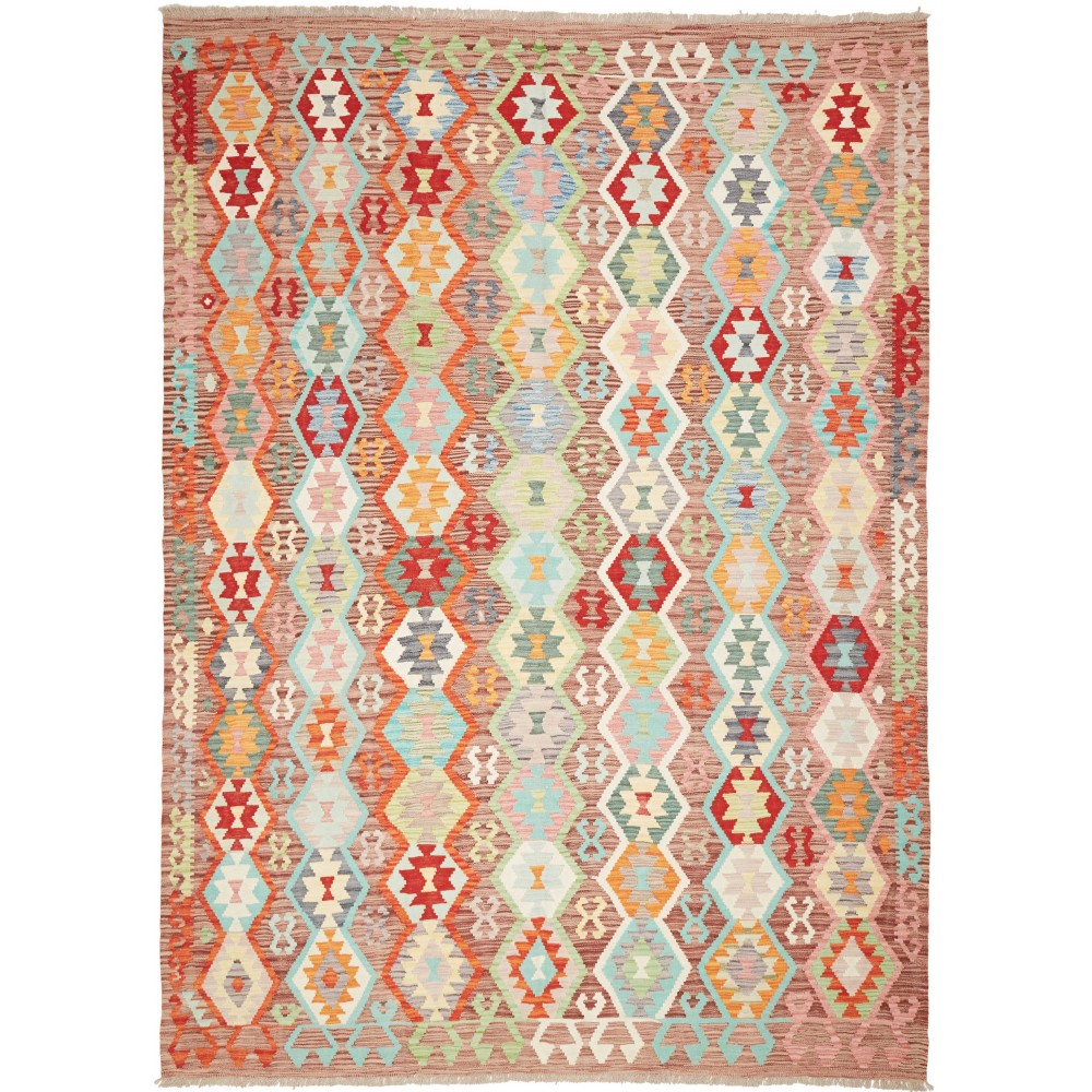 Tappeto Kilim Afghanistan marrone 210x284
