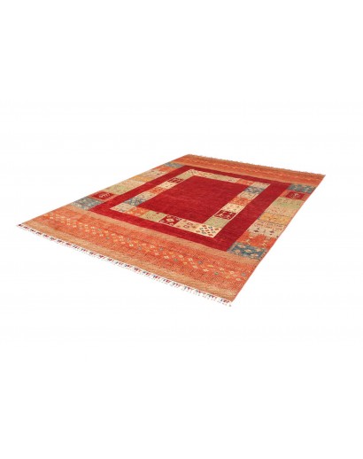 Tappeto Siva Pakistan marrone arancione 210x280