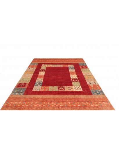 Tappeto Siva Pakistan marrone arancione 210x280