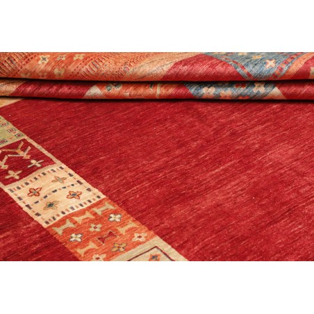 Tappeto Siva Pakistan marrone arancione 210x280