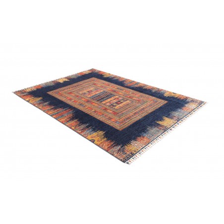 Tappeto Siva Pakistan grigio arancione 169x230