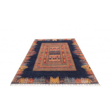 Tappeto Siva Pakistan grigio arancione 169x230