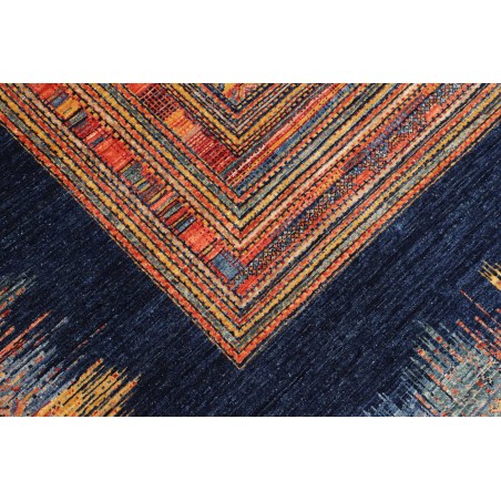 Tappeto Siva Pakistan grigio arancione 169x230