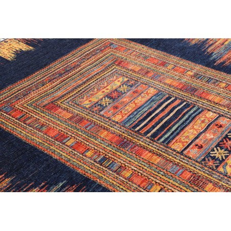 Tappeto Siva Pakistan grigio arancione 169x230