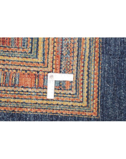 Tappeto Siva Pakistan grigio arancione 169x230