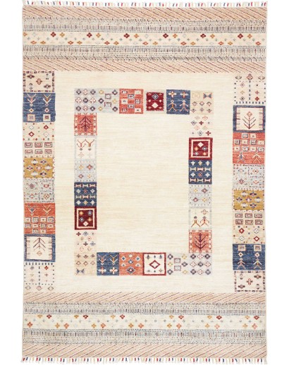 Tappeto Siva Pakistan bianco 170x245