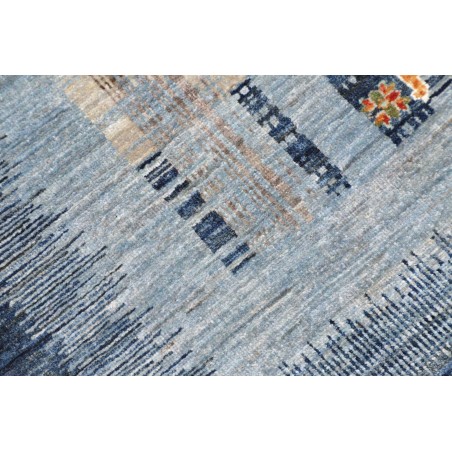 Tappeto Siva Pakistan grigio bianco 81x300