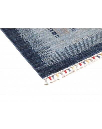 Tappeto Siva Pakistan grigio bianco 83x300