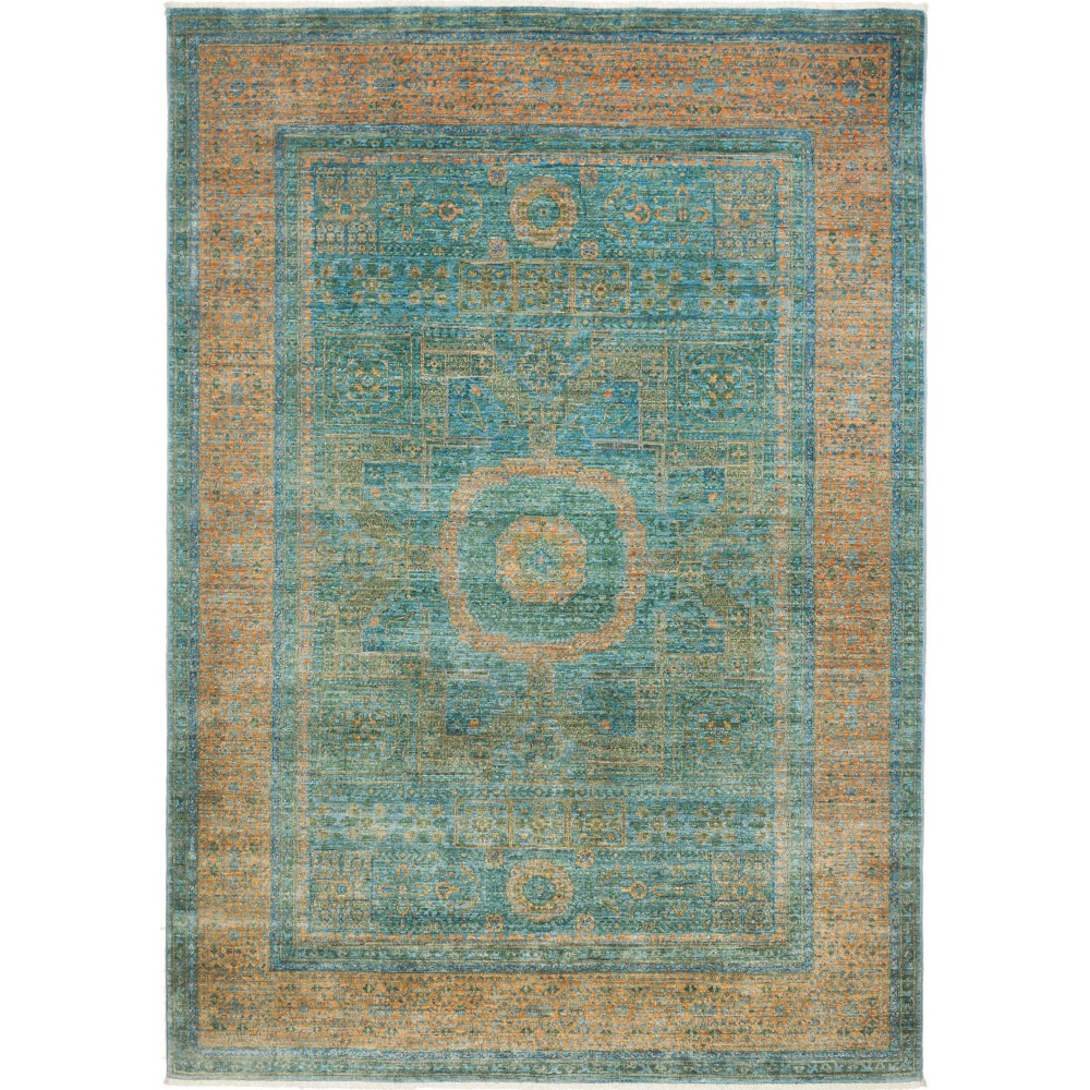 Tappeto Mamlouk Pakistan bianco marrone 173x240