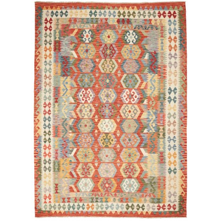 Tappeto Kilim Afghanistan marrone 209x301