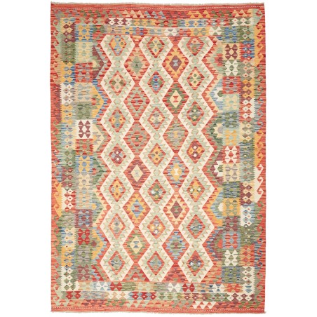 Tappeto Kilim Afghanistan marrone 205x293