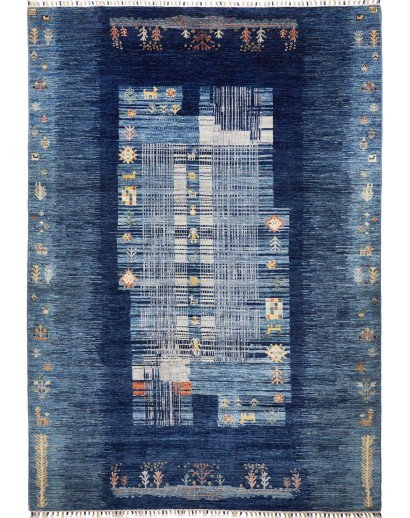 Tappeto Siva Pakistan grigio beige 213x299