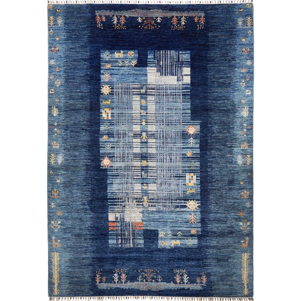 Tappeto Siva Pakistan grigio beige 213x299