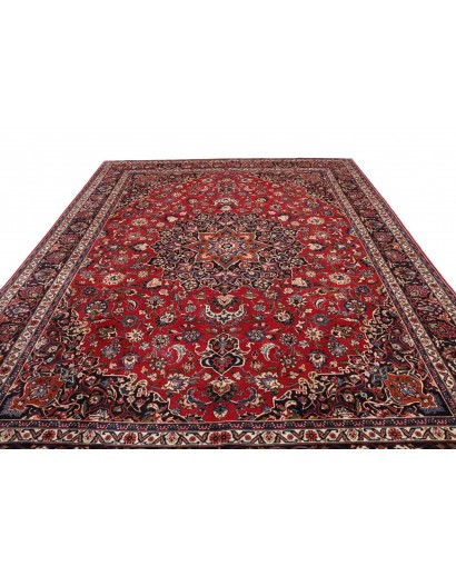 Tappeto Mashad Persia marrone giallo 290x392