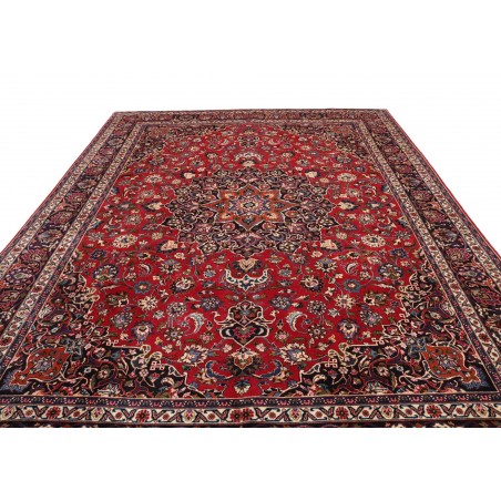 Tappeto Mashad Persia marrone giallo 290x392