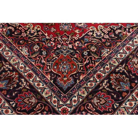 Tappeto Mashad Persia marrone giallo 290x392