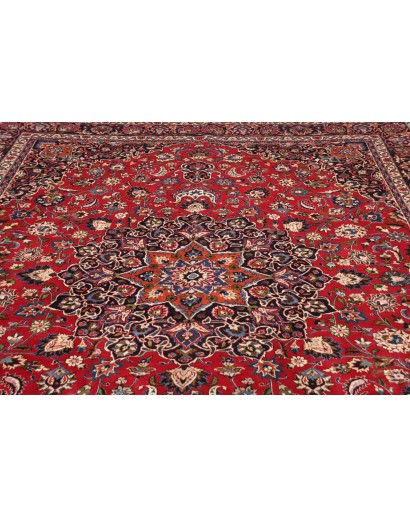 Tappeto Mashad Persia marrone giallo 290x392