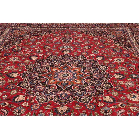 Tappeto Mashad Persia marrone giallo 290x392