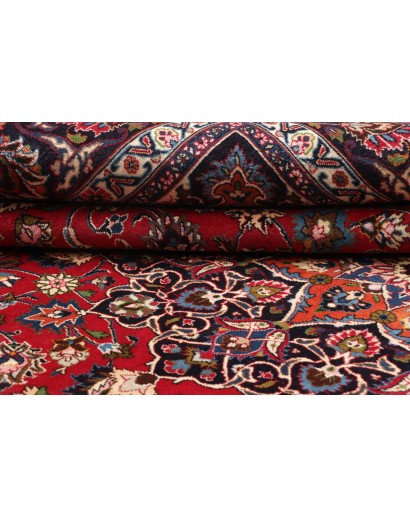 Tappeto Mashad Persia marrone giallo 290x392