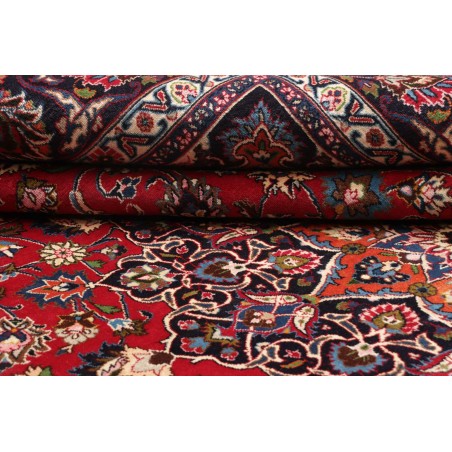Tappeto Mashad Persia marrone giallo 290x392