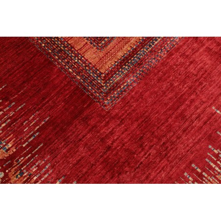 Tappeto Siva Pakistan marrone rosso 210x291