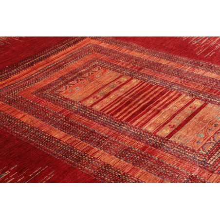 Tappeto Siva Pakistan marrone rosso 210x291