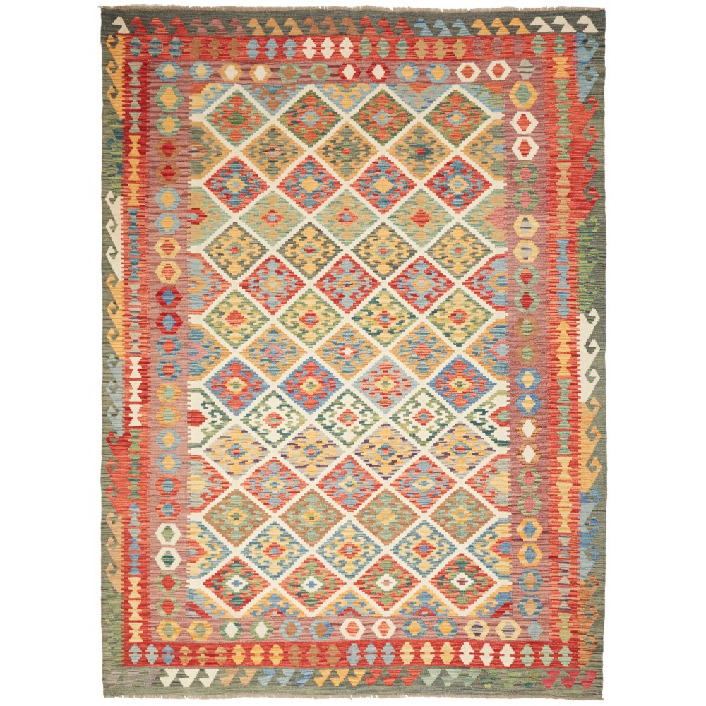 Tappeto Kilim Afghanistan marrone 208x287