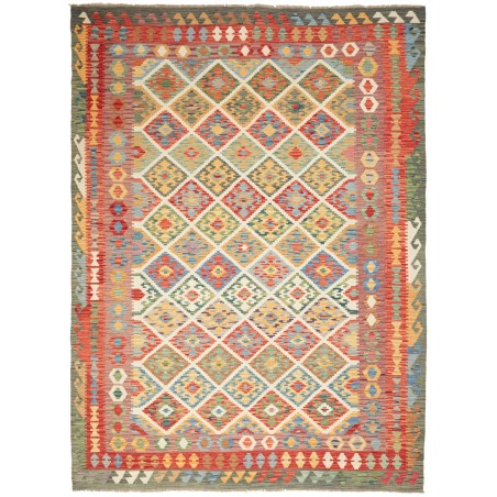Tappeto Kilim Afghanistan marrone 208x287