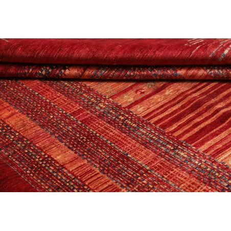Tappeto Siva Pakistan marrone rosso 210x291