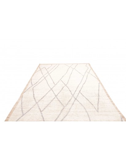 Tappeto Gabbeh Marrakech Pakistan bianco beige 200x313