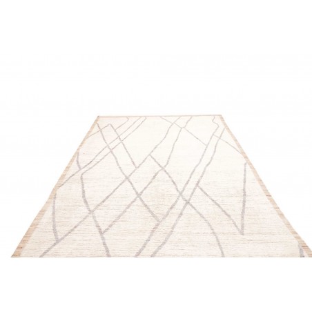 Tappeto Gabbeh Marrakech Pakistan bianco beige 200x313