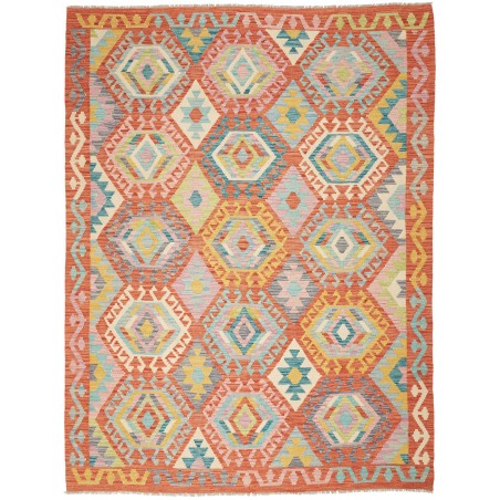 Tappeto Kilim Afghanistan marrone beige 182x236