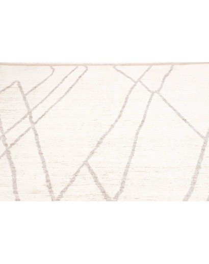 Tappeto Gabbeh Marrakech Pakistan bianco beige 200x313