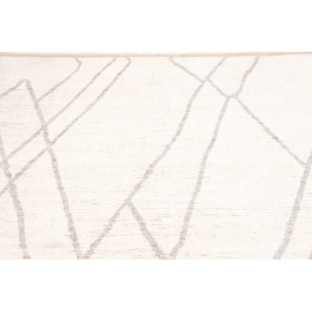 Tappeto Gabbeh Marrakech Pakistan bianco beige 200x313