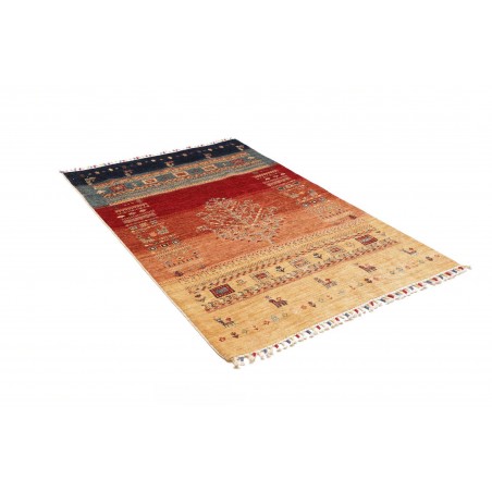 Tappeto Siva Pakistan marrone 116x177