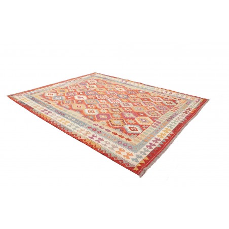 Tappeto Kilim Afghanistan beige arancione 255x302