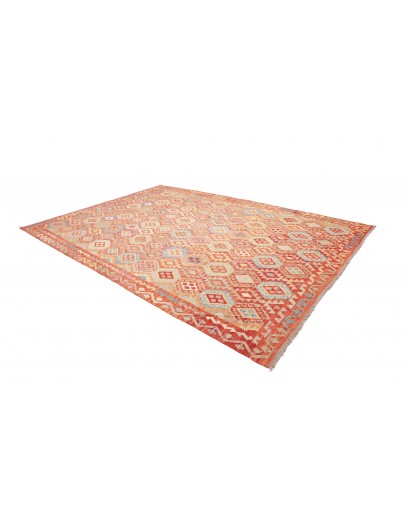 Tappeto Kilim Afghanistan marrone rosso 256x357