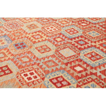 Tappeto Kilim Afghanistan marrone rosso 256x357