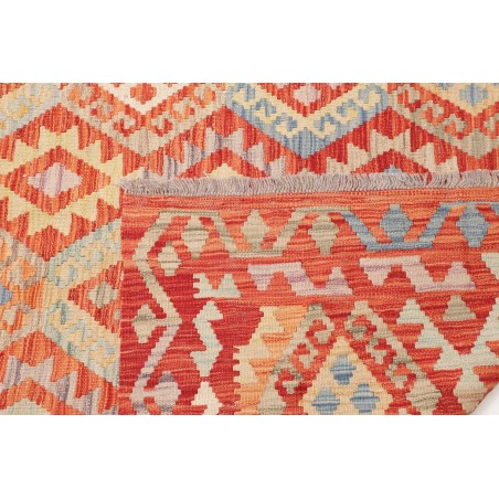 Tappeto Kilim Afghanistan marrone rosso 256x357
